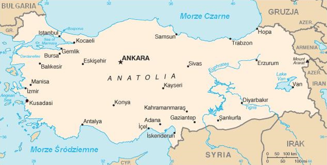 turcja mapa